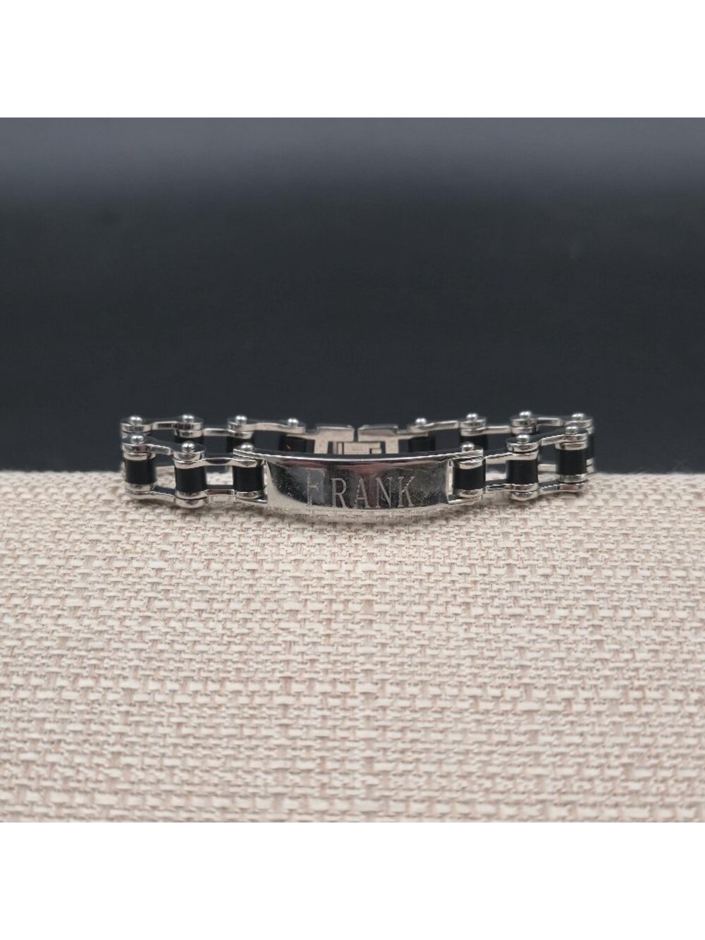 7 Inch Stainless Steel Colibri Frank Love Jean Chain Bracelet A7319